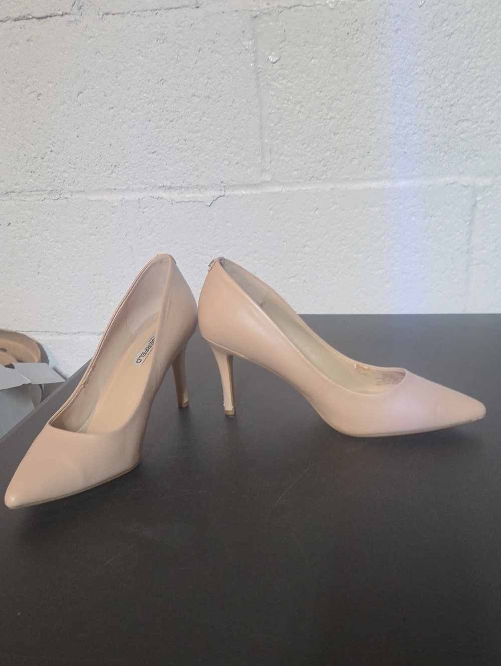 Karl Lagerfeld Nude Pointed-Toe Stiletto Pumps